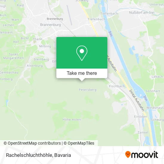 Карта Rachelschluchthöhle