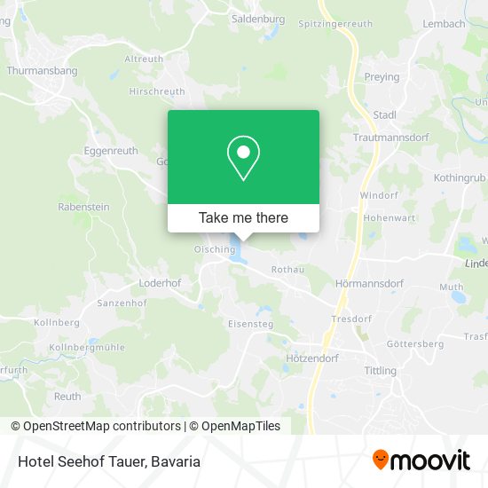 Hotel Seehof Tauer map