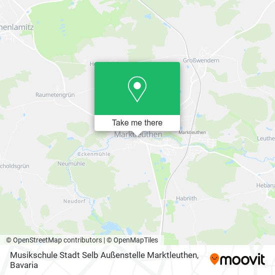 Musikschule Stadt Selb Außenstelle Marktleuthen map