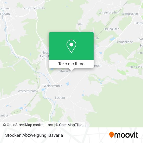 Карта Stöcken Abzweigung