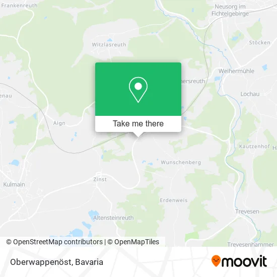 Карта Oberwappenöst