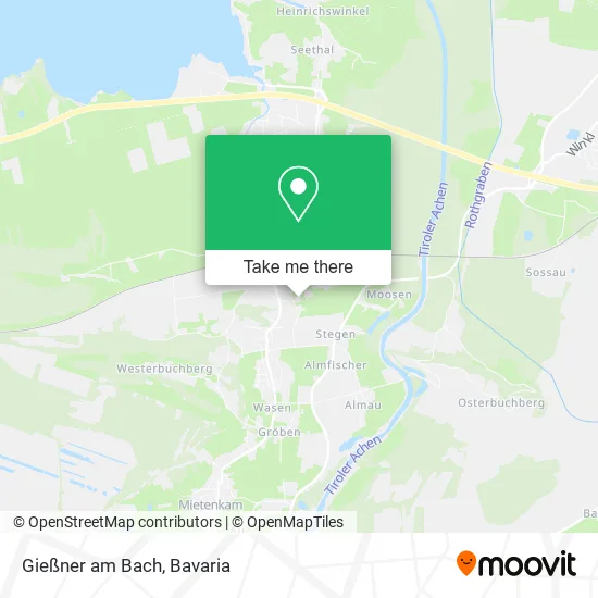 Карта Gießner am Bach