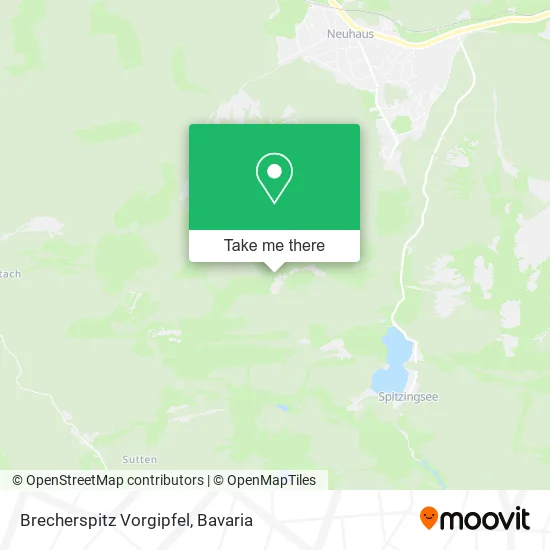 Карта Brecherspitz Vorgipfel