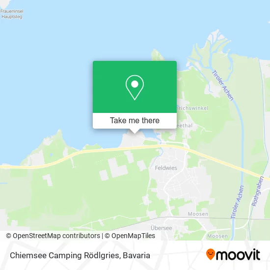 Карта Chiemsee Camping Rödlgries