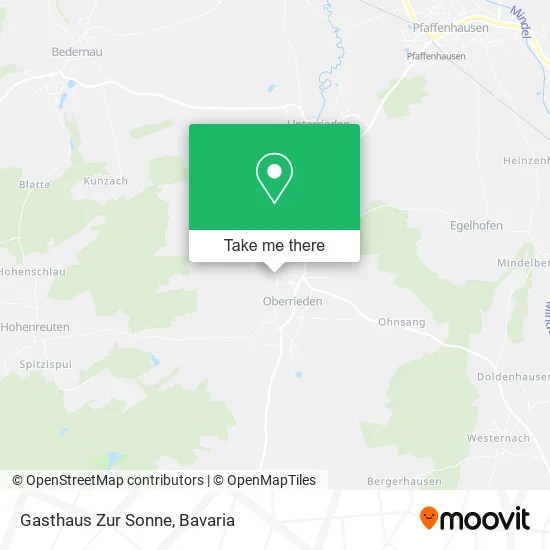 Карта Gasthaus Zur Sonne