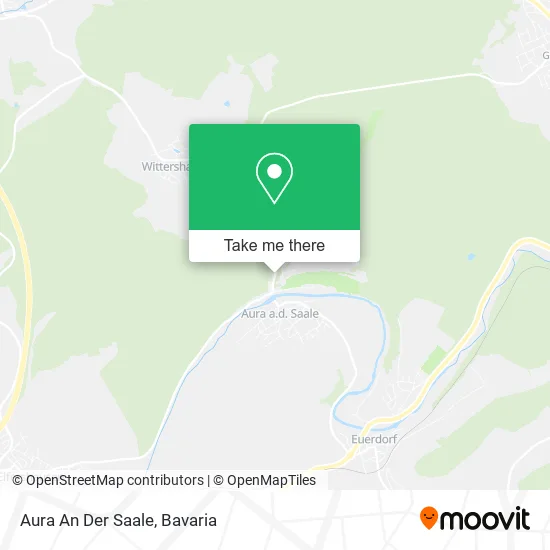 Карта Aura An Der Saale
