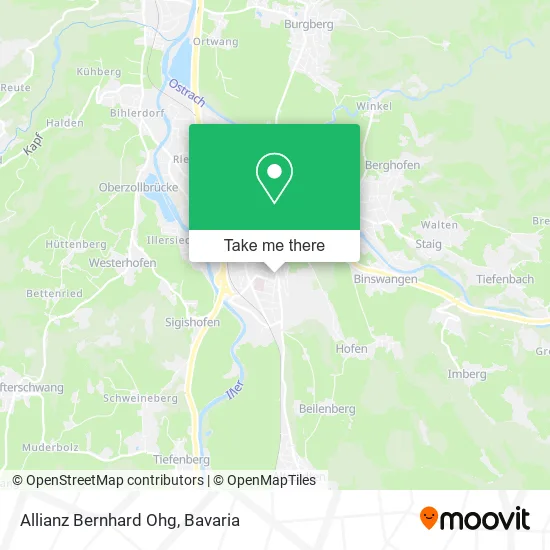 Карта Allianz Bernhard Ohg