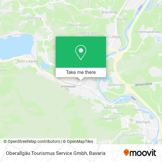 Карта Oberallgäu Tourismus Service Gmbh