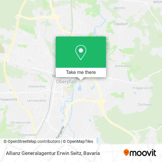 Карта Allianz Generalagentur Erwin Seitz