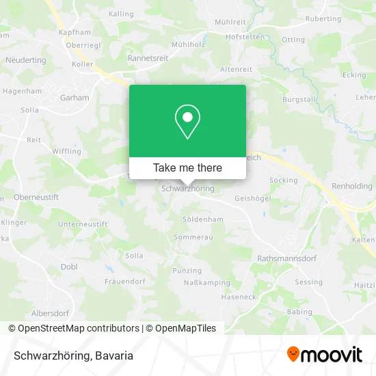 Карта Schwarzhöring