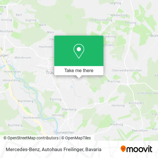 Карта Mercedes-Benz, Autohaus Freilinger