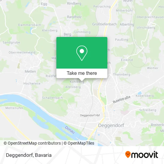Карта Deggendorf
