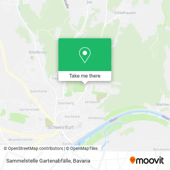 Карта Sammelstelle Gartenabfälle