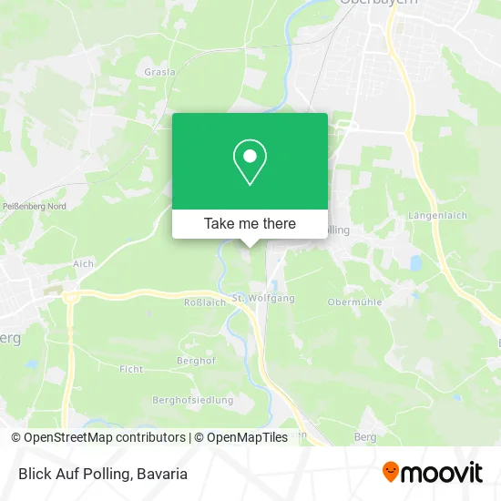 Карта Blick Auf Polling