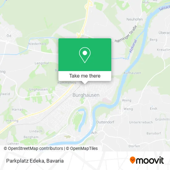 Карта Parkplatz Edeka