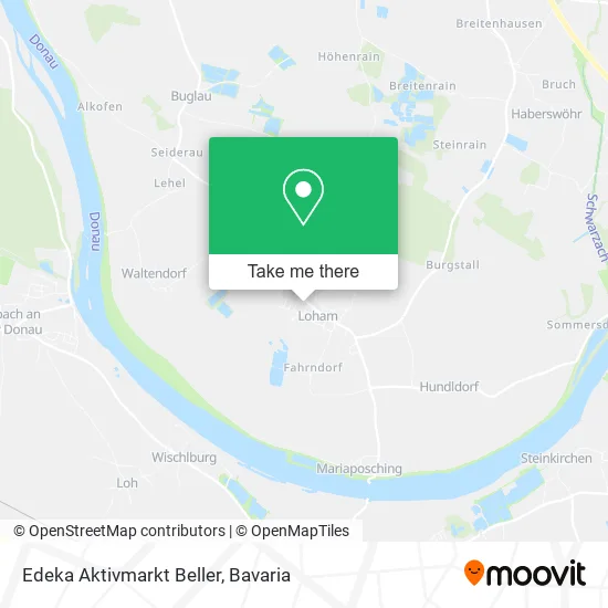 Карта Edeka Aktivmarkt Beller