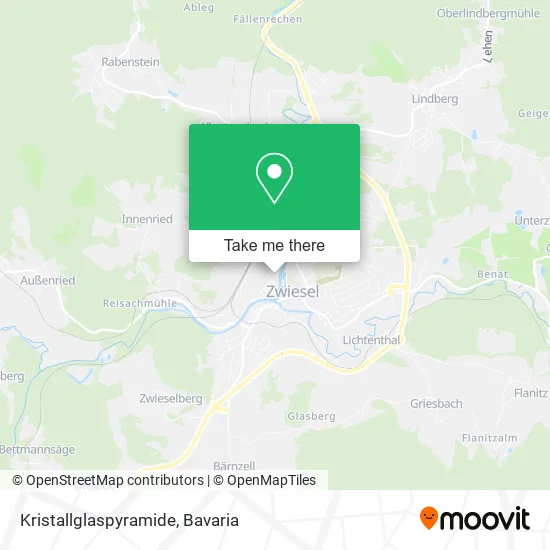 Карта Kristallglaspyramide