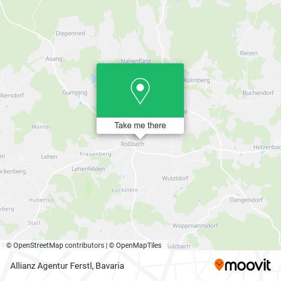 Allianz Agentur Ferstl map