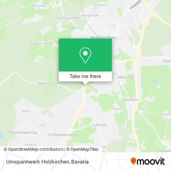 Карта Umspannwerk Holzkirchen