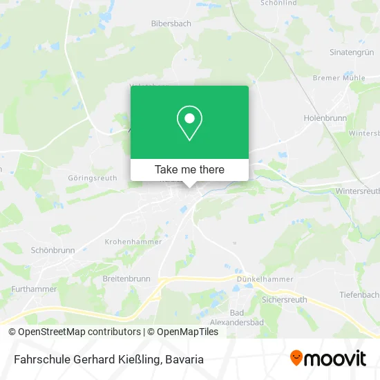 Карта Fahrschule Gerhard Kießling