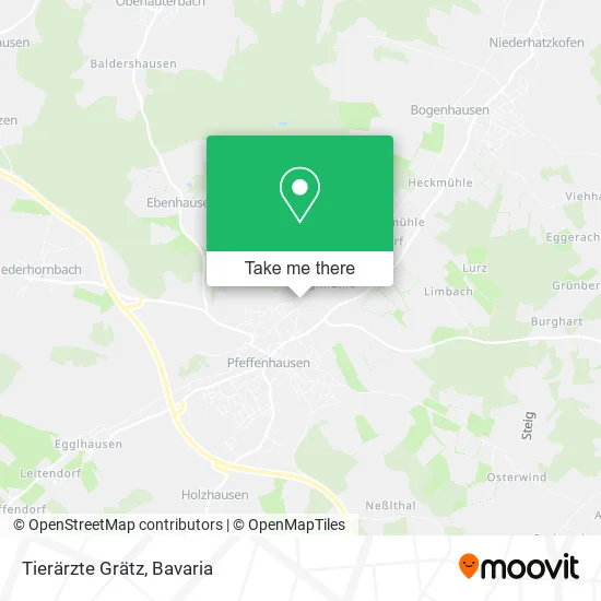 Карта Tierärzte Grätz