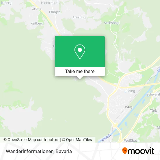 Карта Wanderinformationen