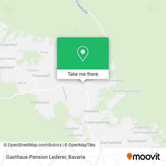 Карта Gasthaus-Pension Lederer