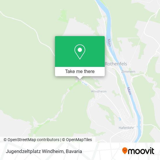 Jugendzeltplatz Windheim map