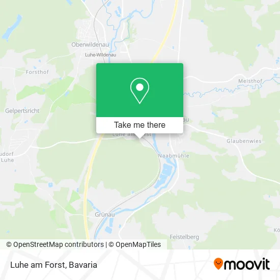 Карта Luhe am Forst