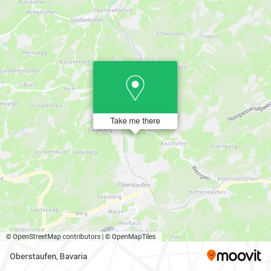 Карта Oberstaufen
