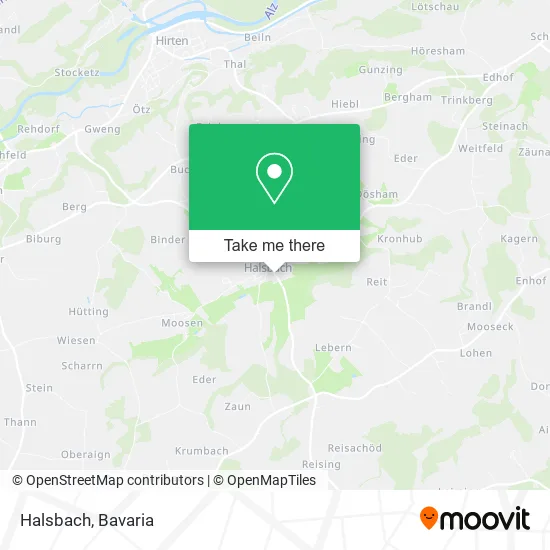 Карта Halsbach