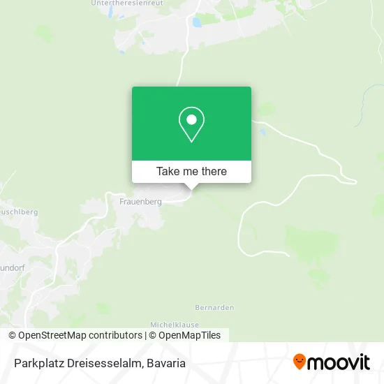 Карта Parkplatz Dreisesselalm
