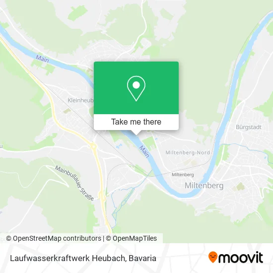 Карта Laufwasserkraftwerk Heubach