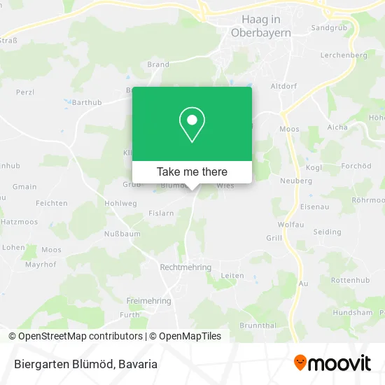 Карта Biergarten Blümöd