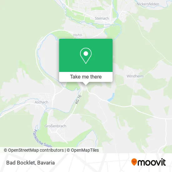 Карта Bad Bocklet