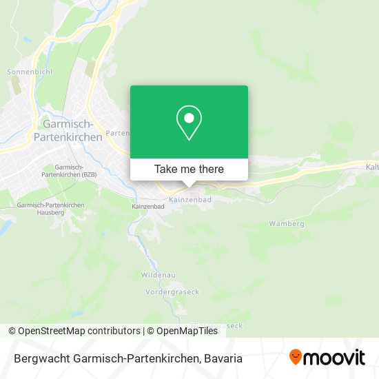 Карта Bergwacht Garmisch-Partenkirchen