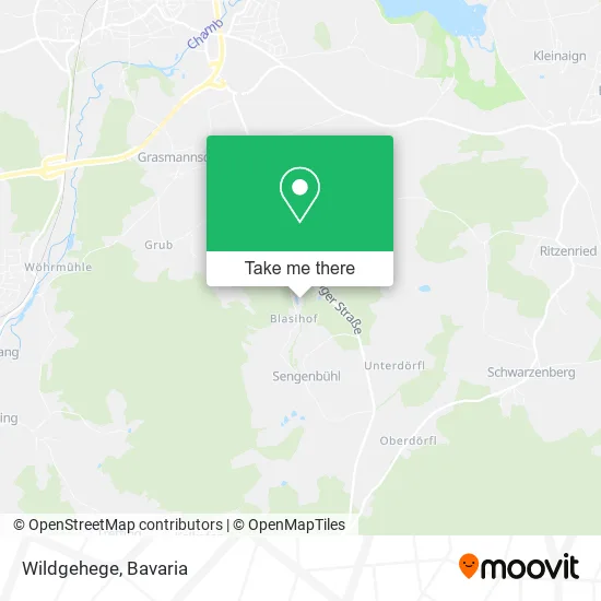 Карта Wildgehege