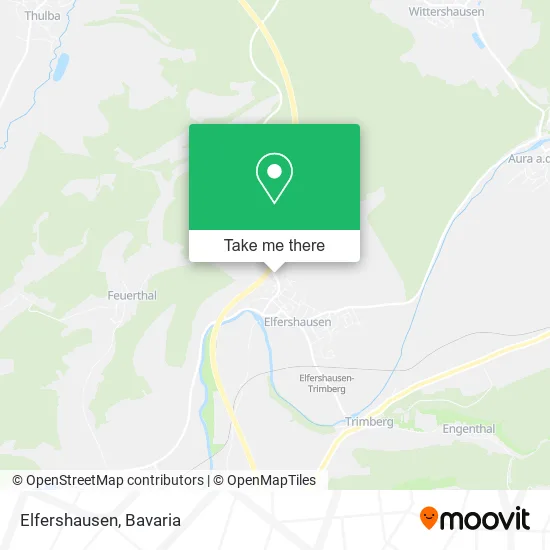 Карта Elfershausen