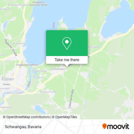 Schwangau map