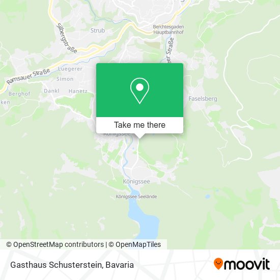 Gasthaus Schusterstein map