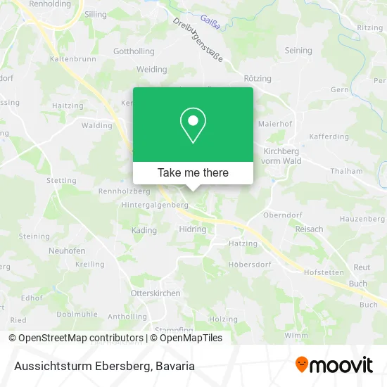 Карта Aussichtsturm Ebersberg