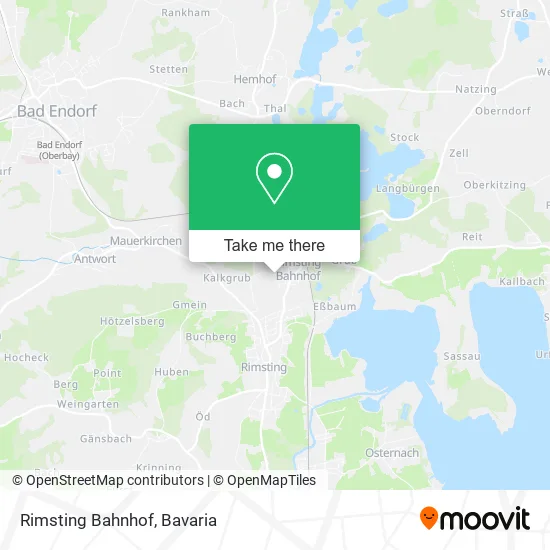 Карта Rimsting Bahnhof
