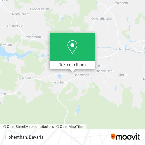 Карта Hohenthan