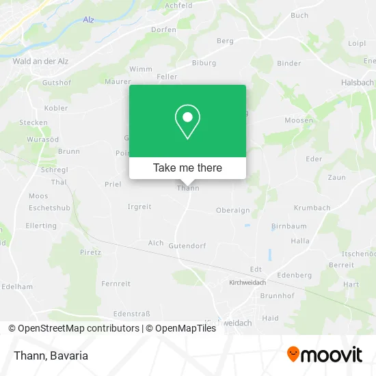 Карта Thann