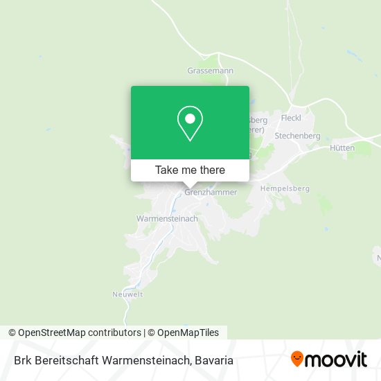 Brk Bereitschaft Warmensteinach map