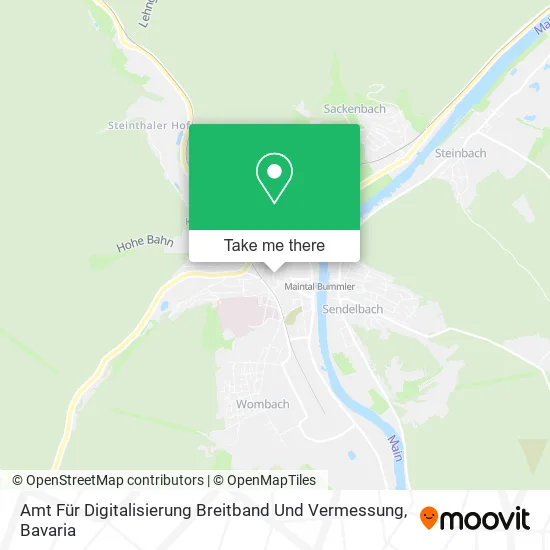 Карта Amt Für Digitalisierung Breitband Und Vermessung
