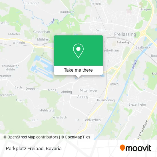 Карта Parkplatz Freibad