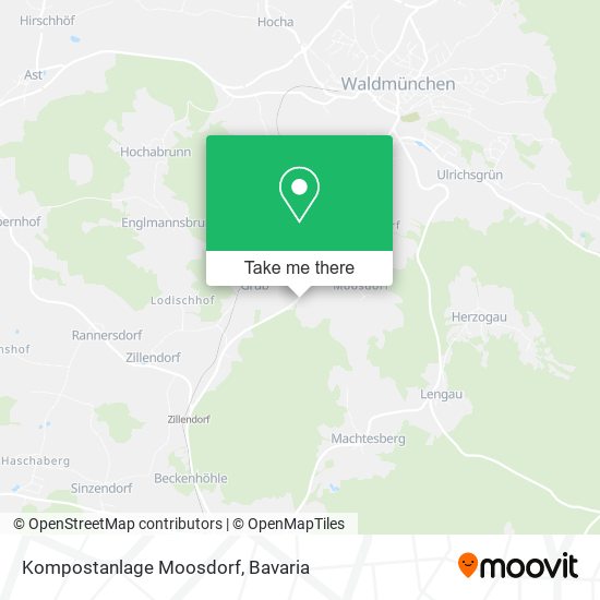 Kompostanlage Moosdorf map
