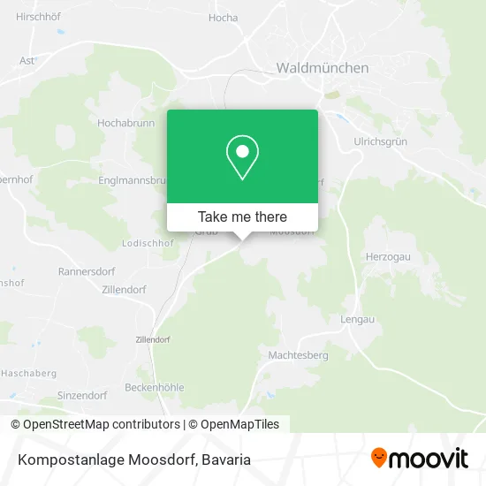 Карта Kompostanlage Moosdorf