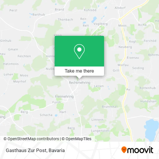 Карта Gasthaus Zur Post